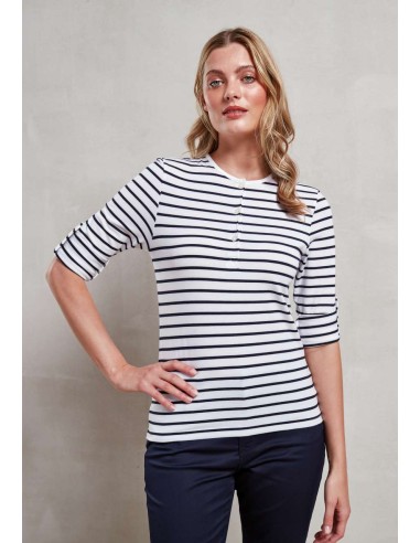PRE-PR318-Womens Long-John Roll Sleeve Tee